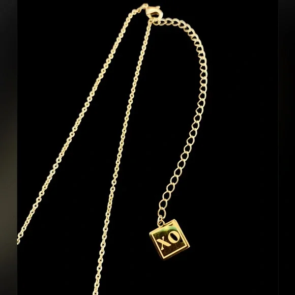 EXOl Custom Savage Hearts - Gold Crystal Necklace - Picture 4 of 6